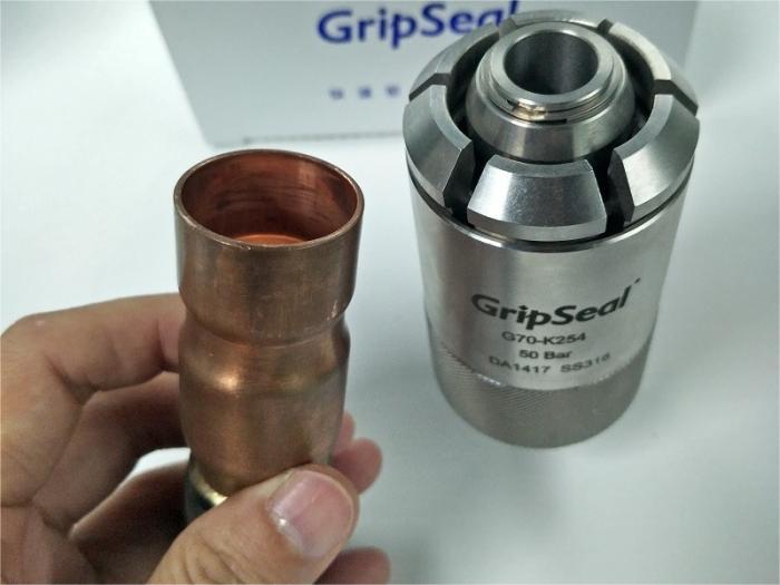 壓縮機氣密性測試時管口的封堵方式