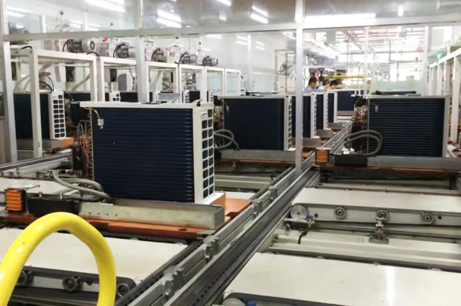 格雷希爾C系列自動公母接頭在空調外機出廠前抽真空及自動加液的應用 格雷希爾C系列自動公母接頭在空調外機出廠前抽真空及自動加液的應用