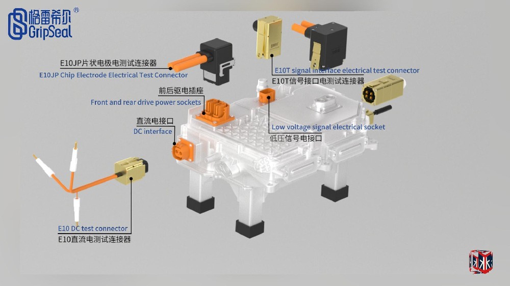 E10系列電連接器在新能源電機控制器的操作演示
